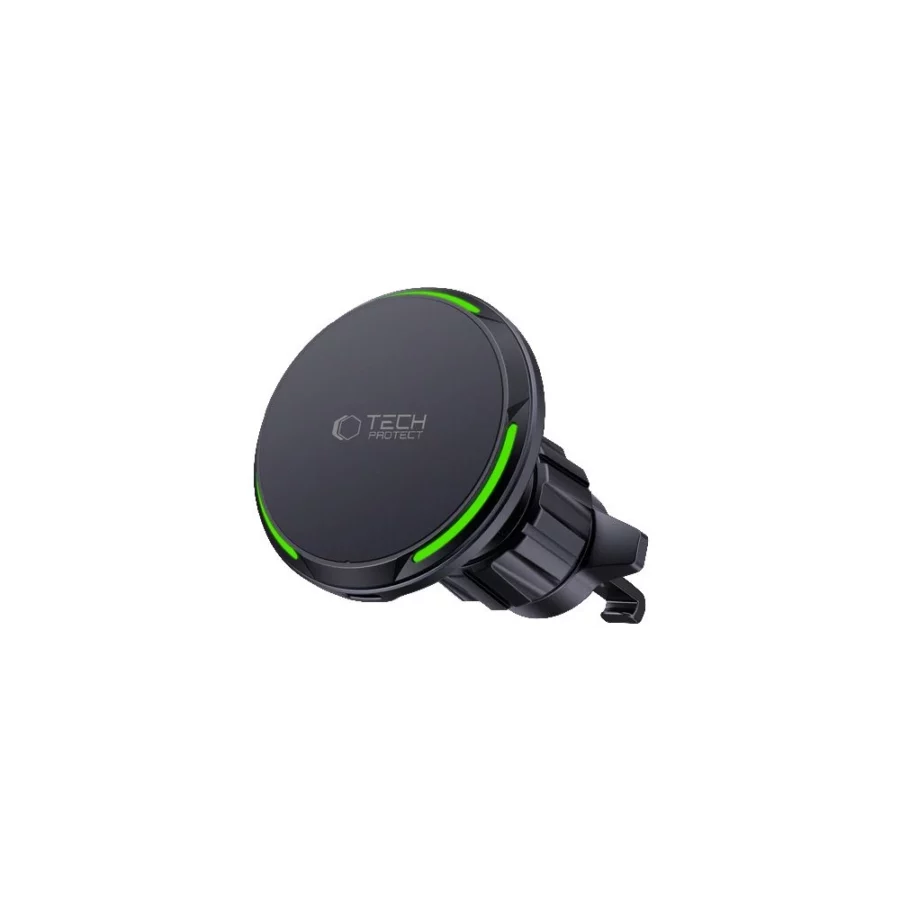 Uchwyt samochodowy Tech-Protect MM15W-V7 QI2 z ładowarką indukcyjną - czarny