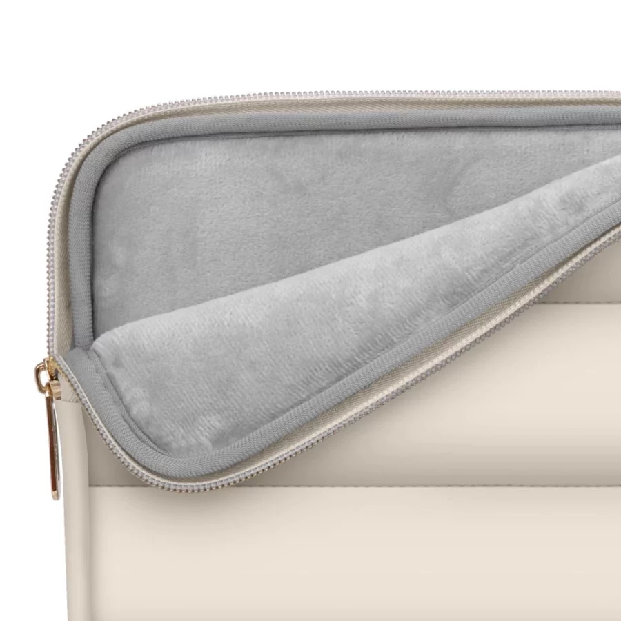Torba na laptopa 13-14 Tech-Protect Puffy - beżowa