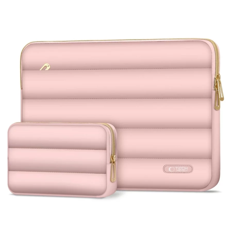 Torba na laptopa 13-14 Tech-Protect Puffy - różowa