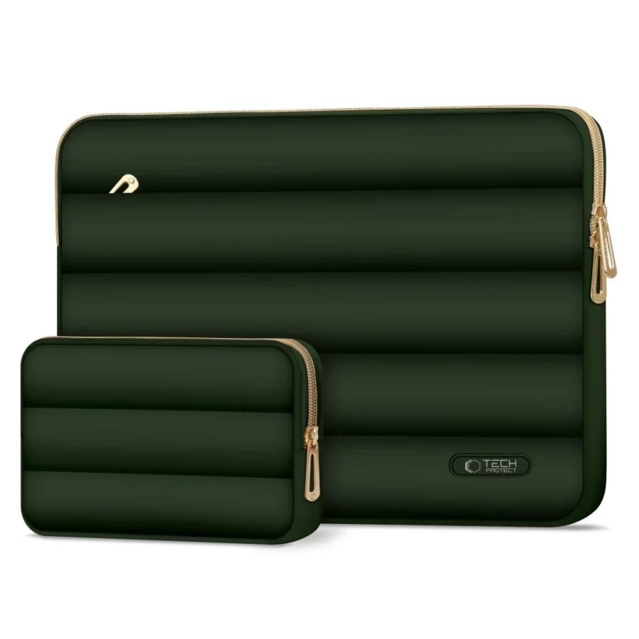 Torba na laptopa 15-16 Tech-Protect Puffy - oliwkowe