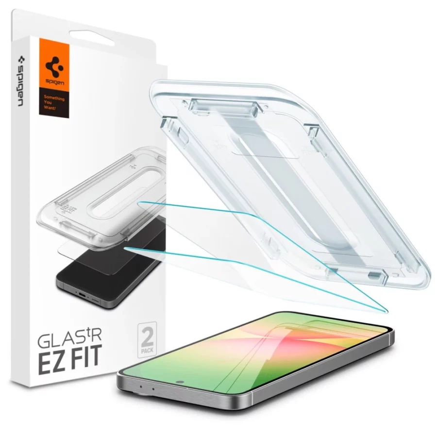 Szkło hartowane Spigen Glas.tR EZ Fit na Samsung Galaxy S24 FE (2 szt.)