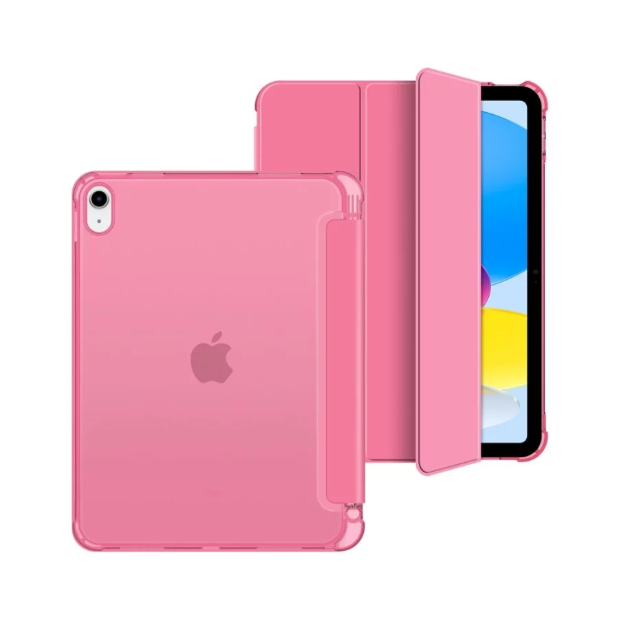 Etui Tech-Protect SC Pen Hybrid na iPad 10 / 2022 - różowe - przezroczyste