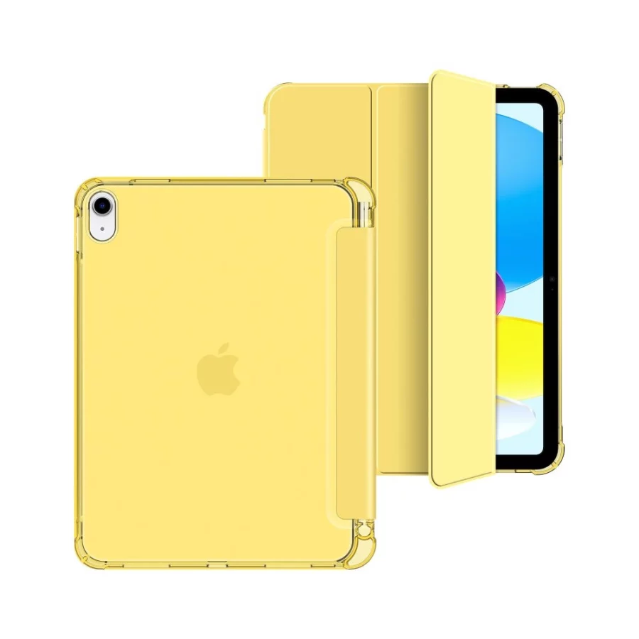 Etui Tech-Protect SC Pen Hybrid na iPad 10 / 2022 - żółte - przezroczyste