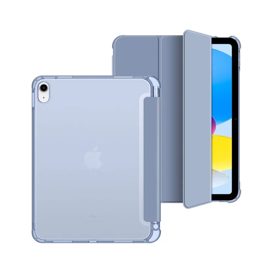 Etui Tech-Protect SC Pen Hybrid na iPad 10 / 2022 - niebieskie - przezroczyste