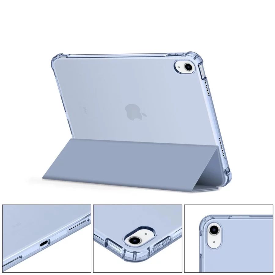 Etui Tech-Protect SC Pen Hybrid na iPad 10 / 2022 - niebieskie - przezroczyste