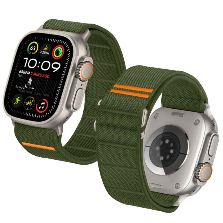 TECH-PROTECT NYLON SLIP APPLE WATCH 6 / 7 / 8 / 9 / 10 / SE / ULTRA 1 / 2 (44 / 45 / 46 / 49 MM) KHAKI