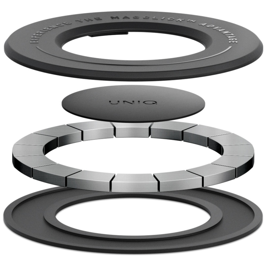 Uchwyt magnetyczny UNIQ SnapMount        samoprzylepny czarny