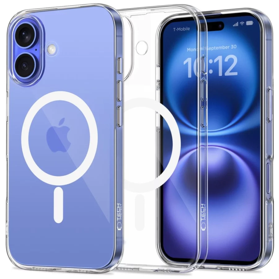 Etui Tech-Protect FlexAir MagSafe na iPhone 16 - przezroczyste