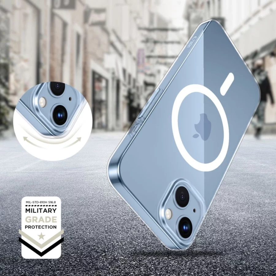 Etui Tech-Protect FlexAir MagSafe na iPhone 13 / 14  - przezroczyste