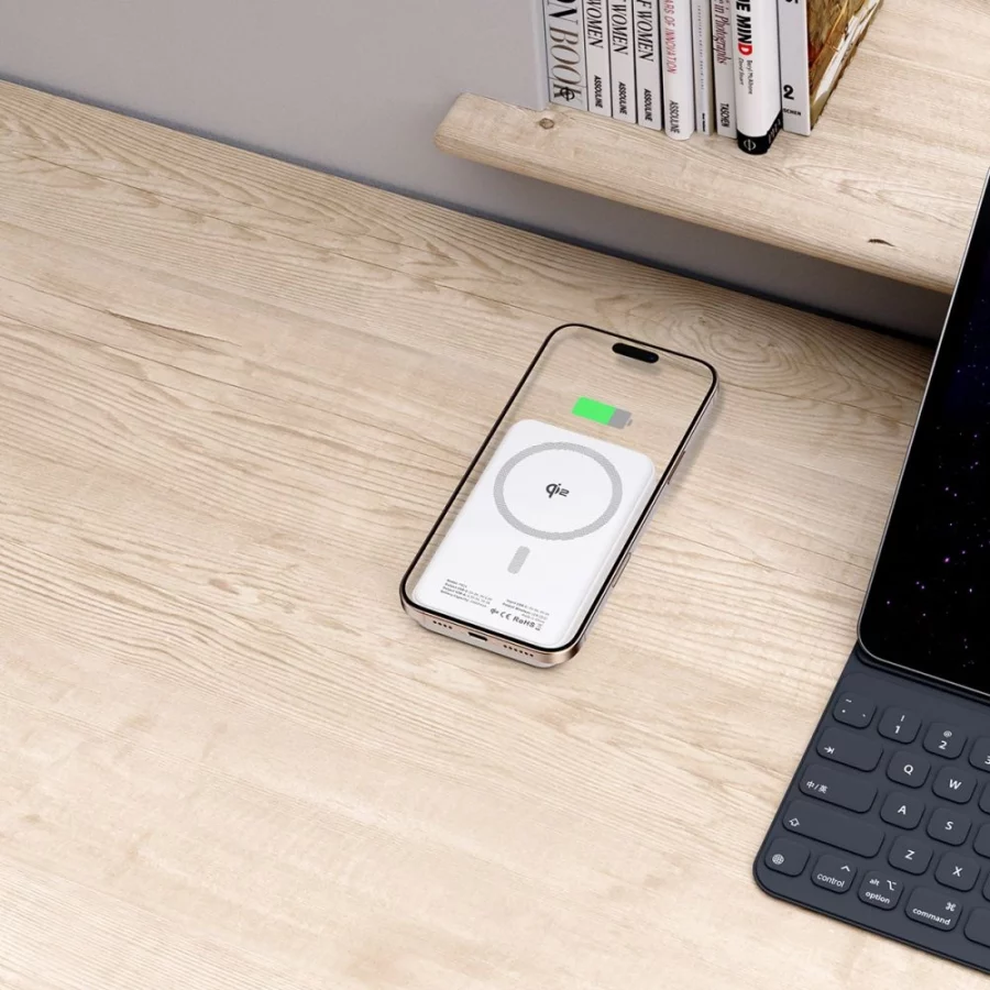 Powerbank Tech-Protect PB24 LifeMag QI2 MagSafe 10000 mAh - biały