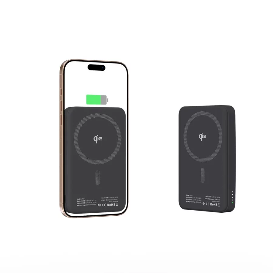 Powerbank Tech-Protect PB24 LifeMag QI2 MagSafe 10000 mAh - czarny
