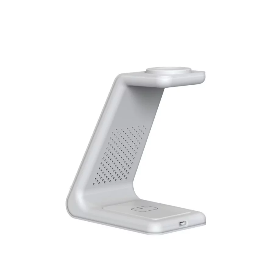 Stacja ładująca Tech-Protect QI15W-A36 3w1 dla Apple - biała