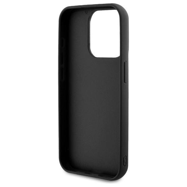 Etui Karl Lagerfeld 3D Rubber Signature na iPhone 15 Pro Max - czarne