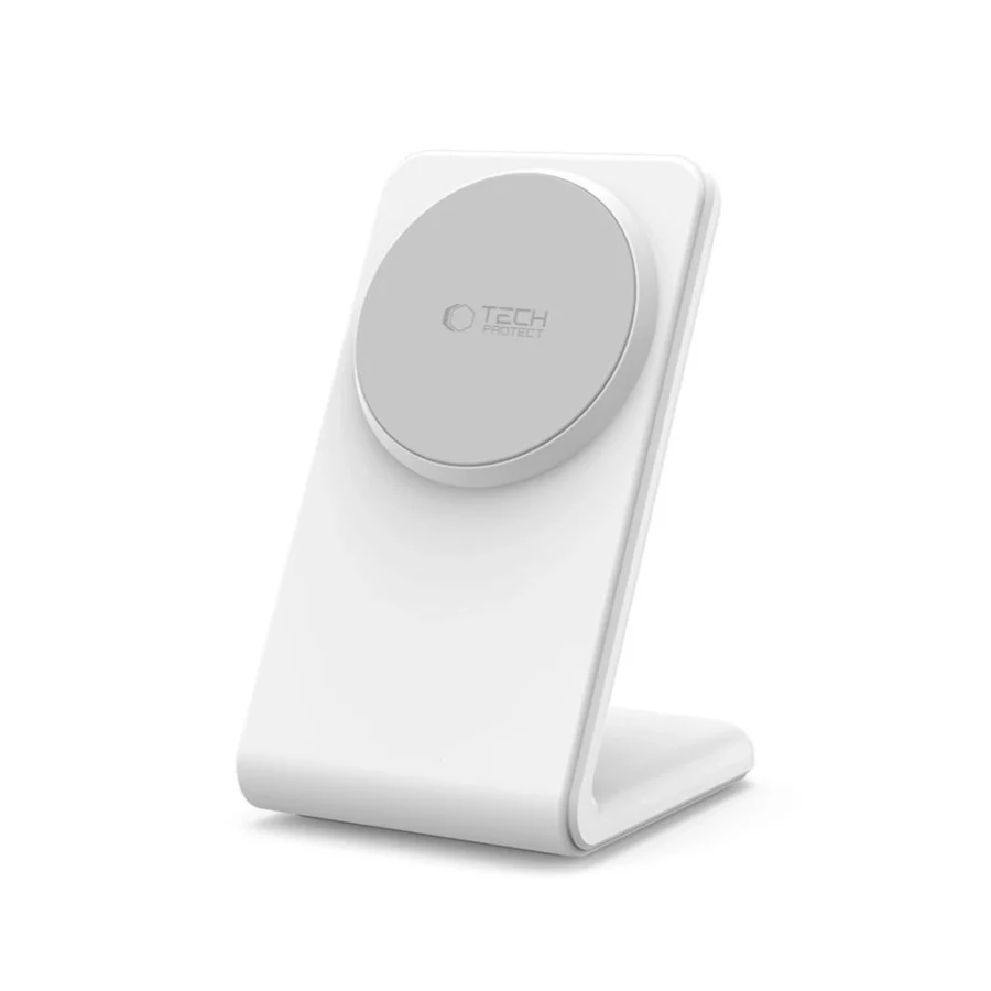 Ładowarka bezprzewodowa Tech-Protect QI15W-A38 MagSafe - biała