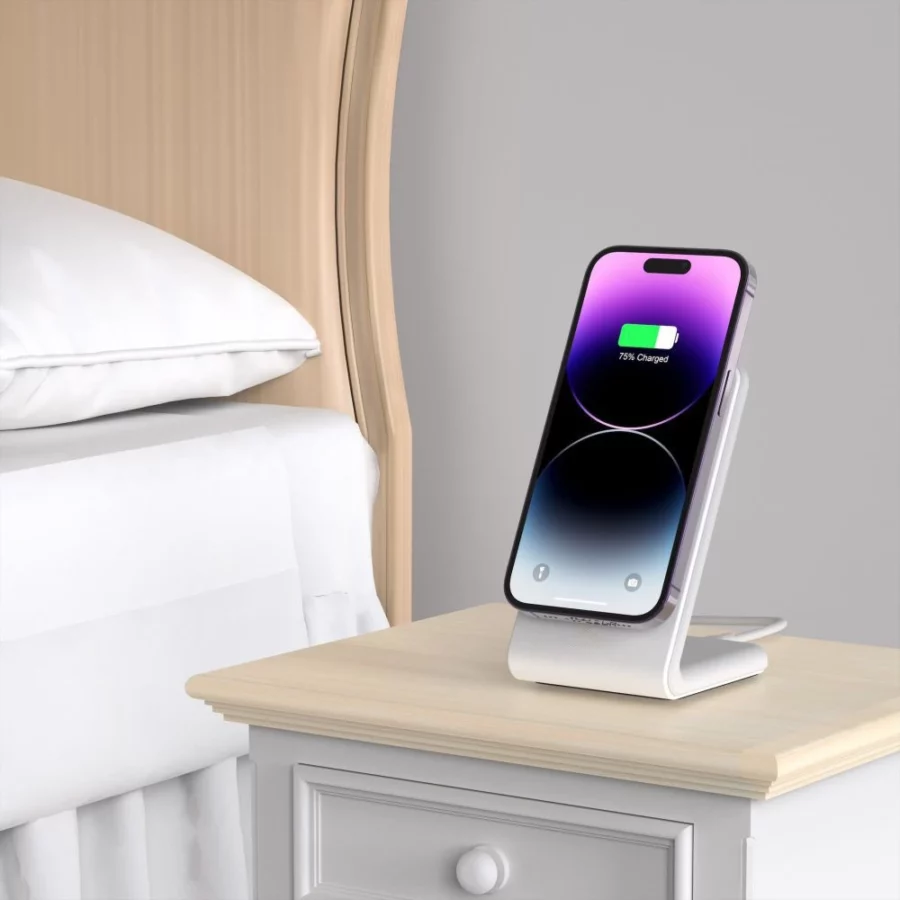 Ładowarka bezprzewodowa Tech-Protect QI15W-A38 MagSafe - biała