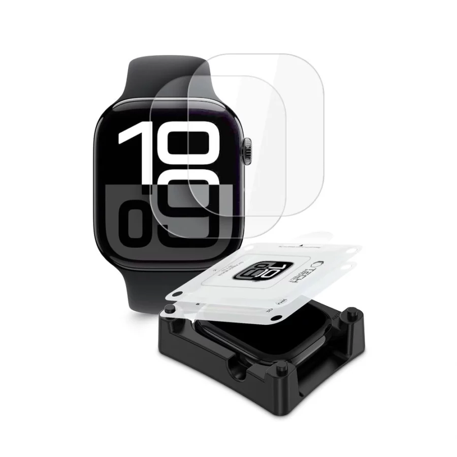 Folia hydrożelowa Tech-Protect Supreme Set 2-pack na Apple Watch 10 42 mm - przezroczysta