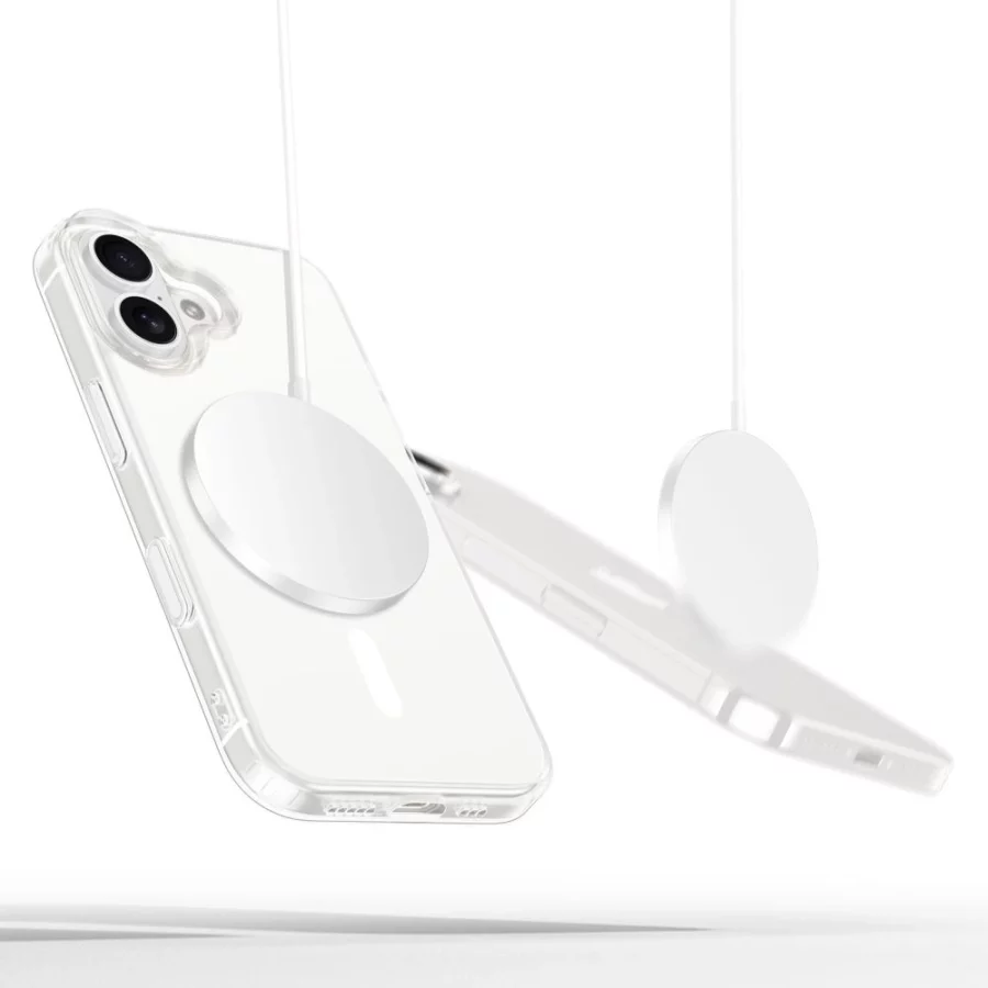Etui Tech-Protect Flexair Hybrid CC Magsafe na iPhone 16 - przezroczyste