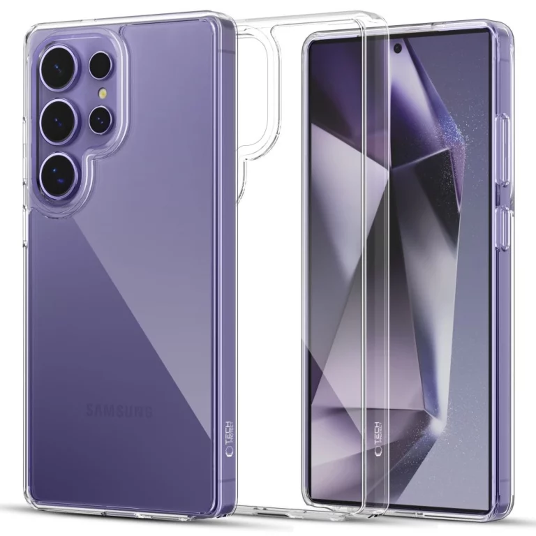 Etui Tech-Protect Flexair Hybrid na Samsung Galaxy S25 Ultra - przezroczyste