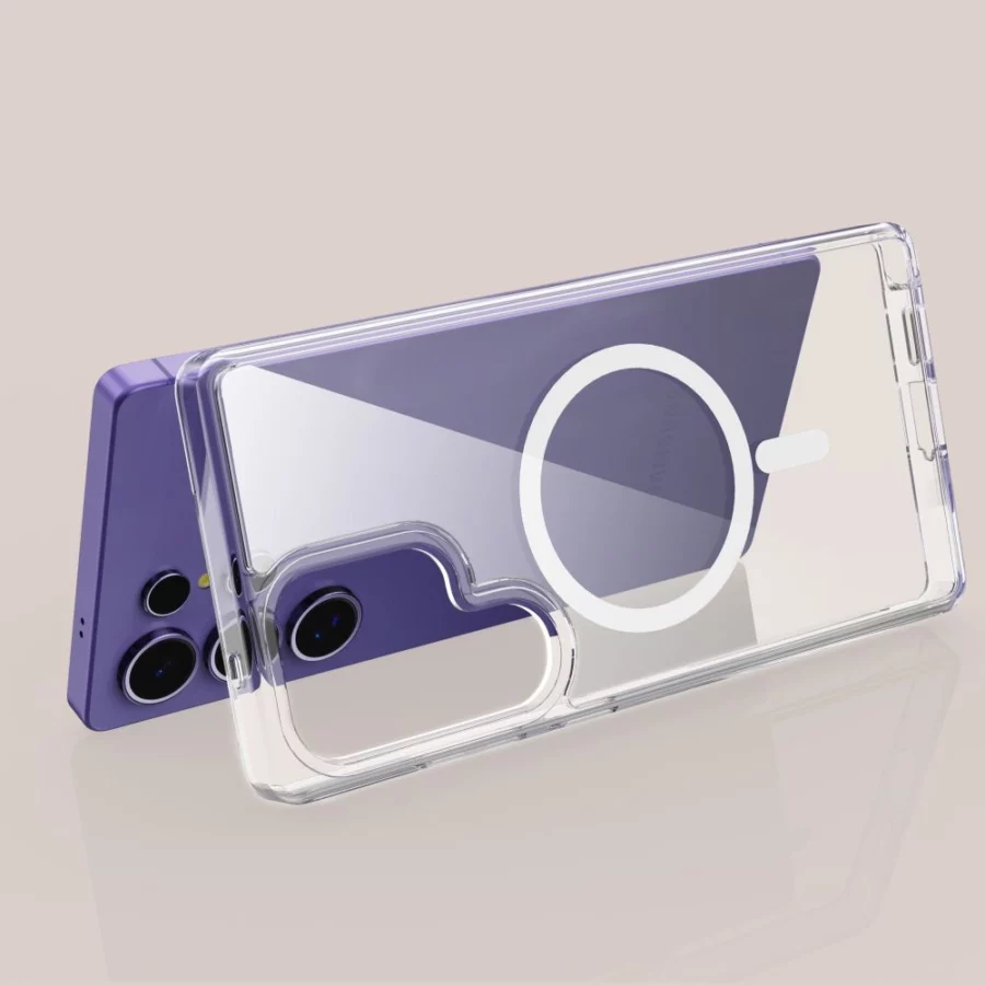 Etui Tech-Protect FlexAir Hybrid MagSafe na Samsung Galaxy S25 Ultra - przezroczyste