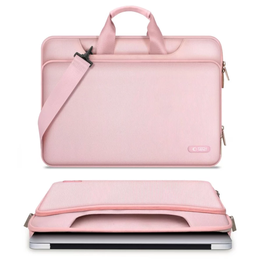 Torba na laptopa 15-16 Tech-Protect Pocket - różowa