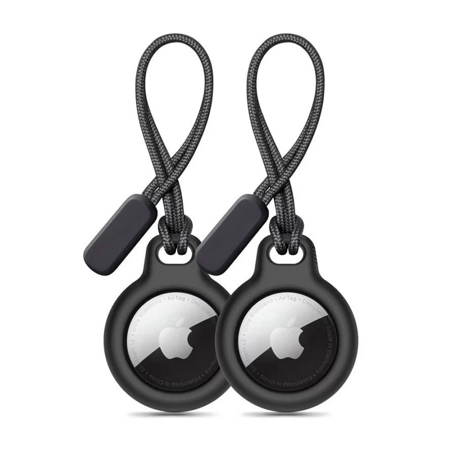 Etui Tech-Protect Rough 2-pack na Apple AirTag - czarne