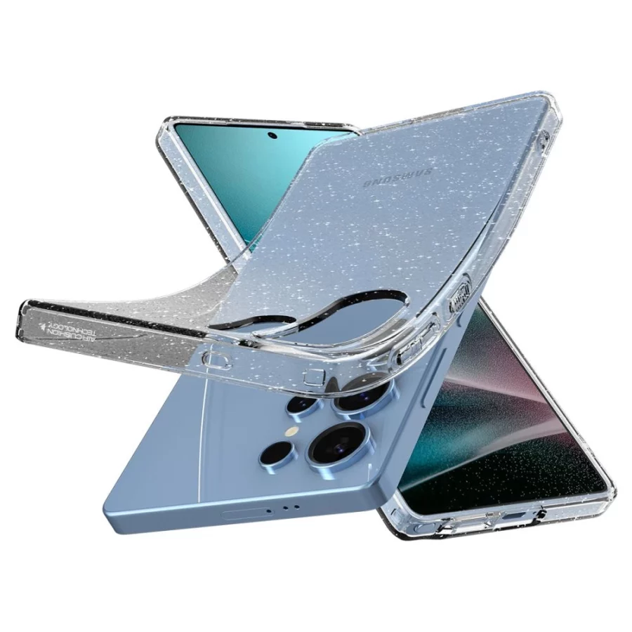 Etui Spigen Liquid Crystal na Samsung Galaxy S25 Ultra - przezroczysto-brokatowe