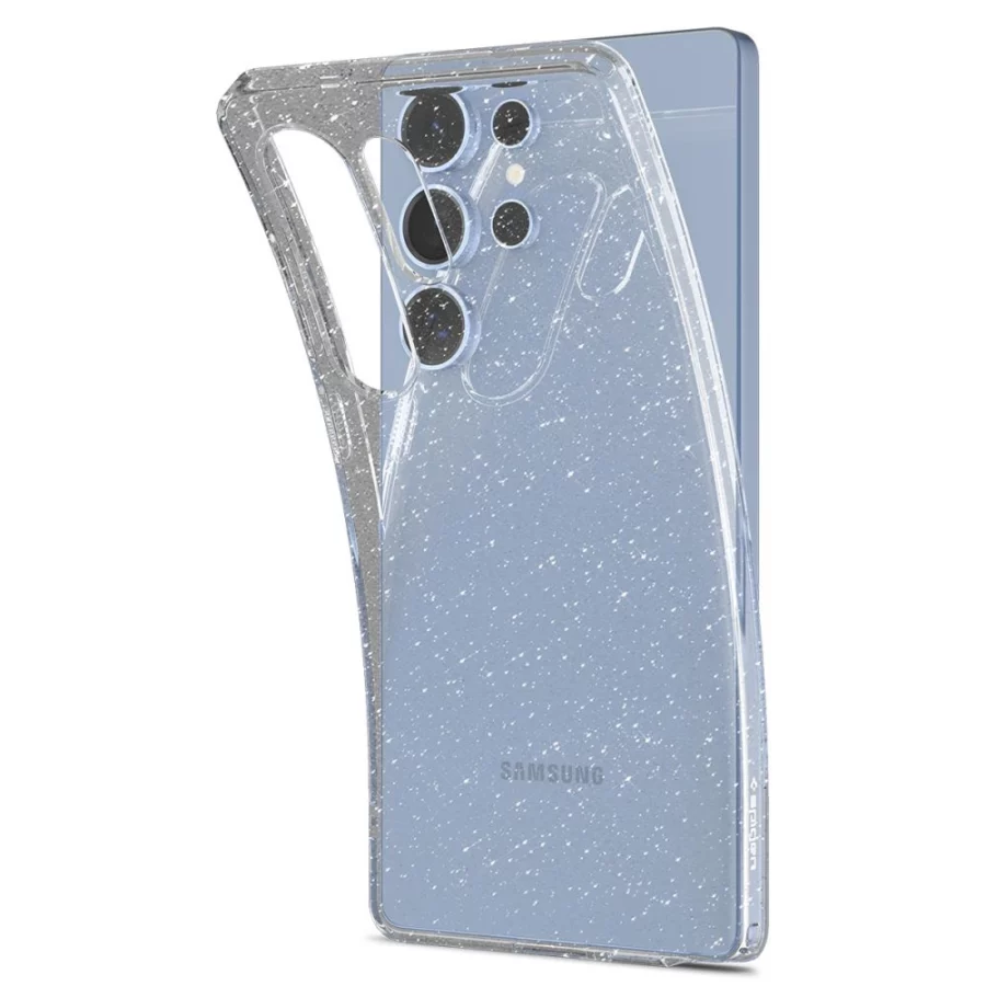 Etui Spigen Liquid Crystal na Samsung Galaxy S25 Ultra - przezroczysto-brokatowe