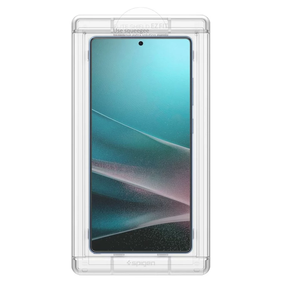 Szkło hybrydowe Spigen Elite Shield EZ FIT na Samsung Galaxy S25 Ultra - przezroczyste