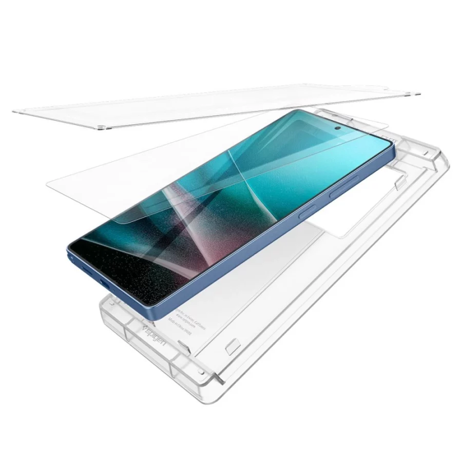 Szkło hybrydowe Spigen Elite Shield EZ FIT na Samsung Galaxy S25 Ultra - przezroczyste