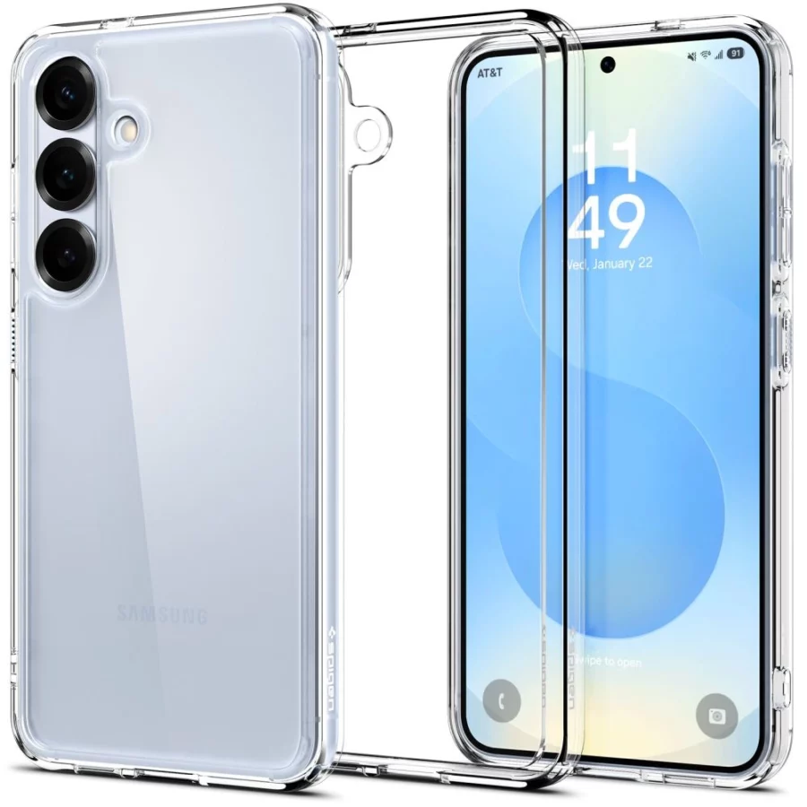 Etui Spigen Ultra Hybrid na Samsung Galaxy S25+ - przezroczyste