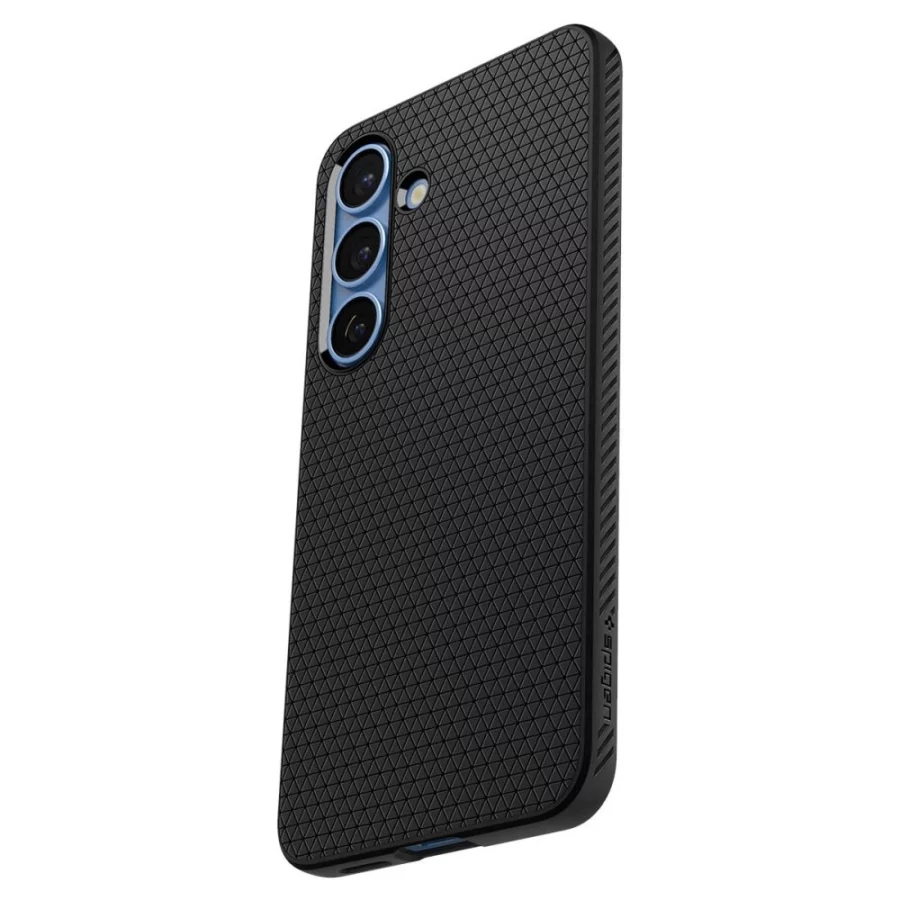 Etui Spigen Liquid Air na Samsung Galaxy S25 - czarny-mat