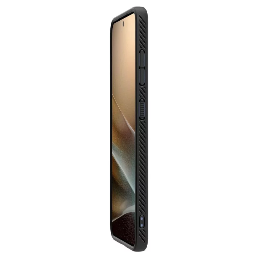Etui Spigen Liquid Air na Samsung Galaxy S25 - czarny-mat