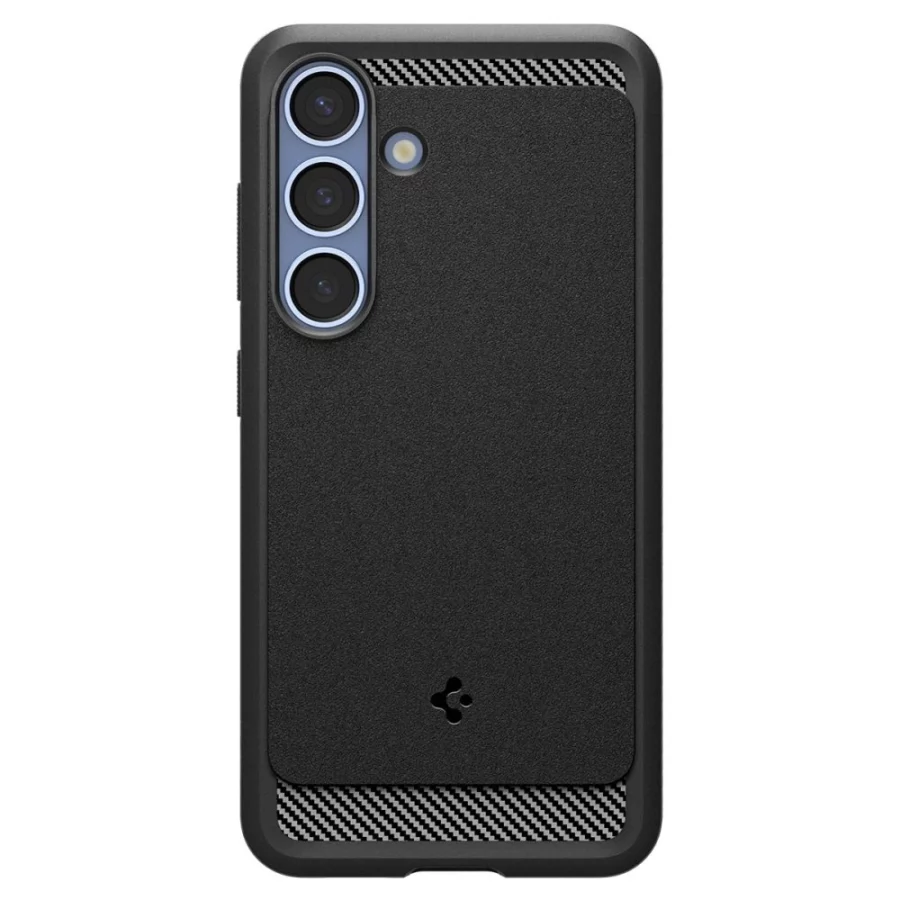 Etui Spigen Rugged Armor Mag MagSafe na Samsung Galaxy S25 - czarne matowe