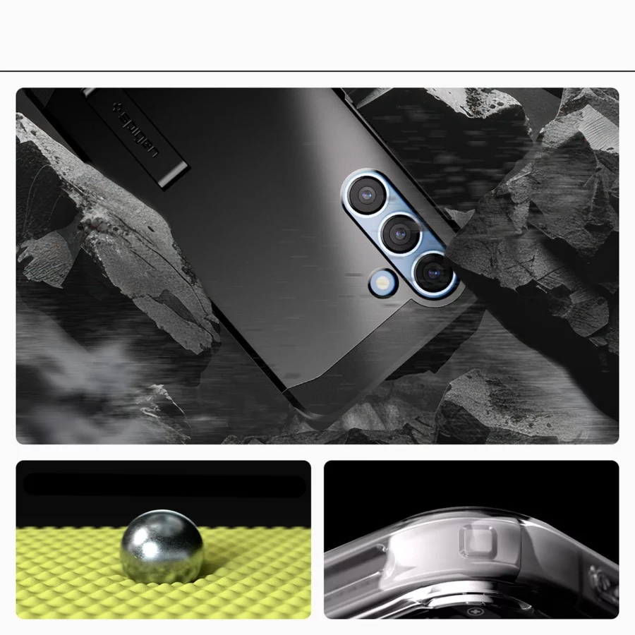 Etui Spigen Tough Armor MagSafe na Samsung Galaxy S25 - czarne