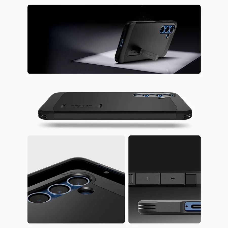 Etui Spigen Tough Armor MagSafe na Samsung Galaxy S25 - czarne