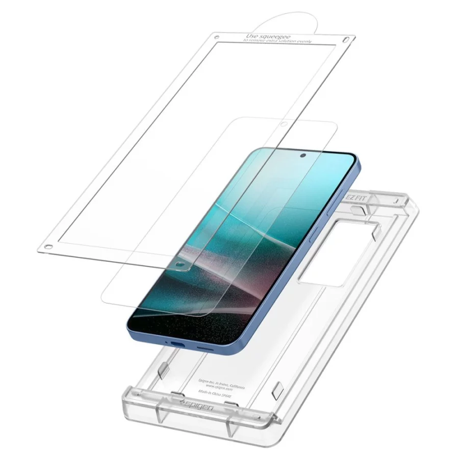 Folia hydrożelowa Spigen ELITE SHIELD EZ FIT na Samsung Galaxy S25 - przezroczyste