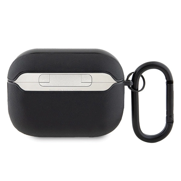 Etui AMG Leather White Logo na AirPods Pro 2 (2022/2023) - czarne