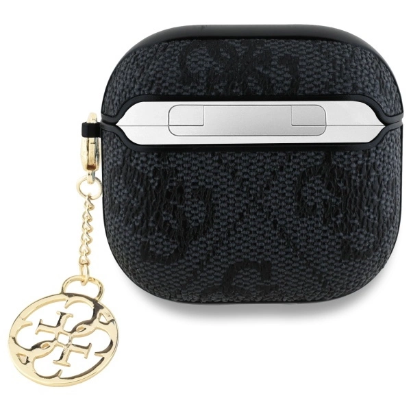 Etui Guess 4G Charm Collection na AirPods 4 - czarne