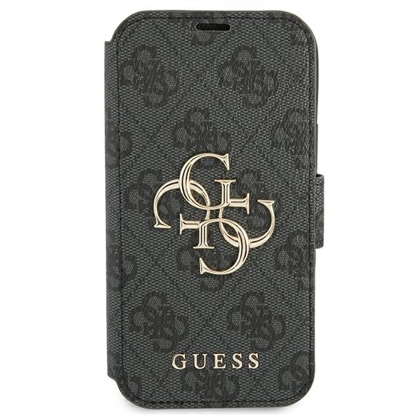 Etui Guess 4G Big Metal Logo na iPhone 13 Pro Max 6,7" - szare
