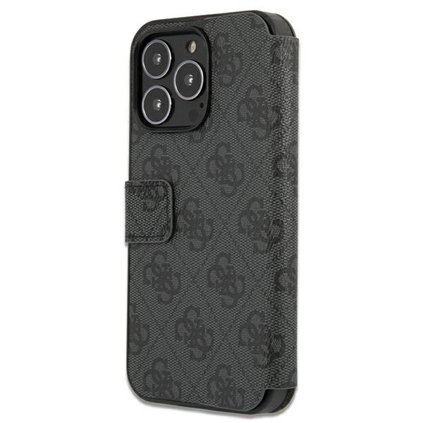 Etui Guess 4G Big Metal Logo na iPhone 13 Pro Max 6,7" - szare