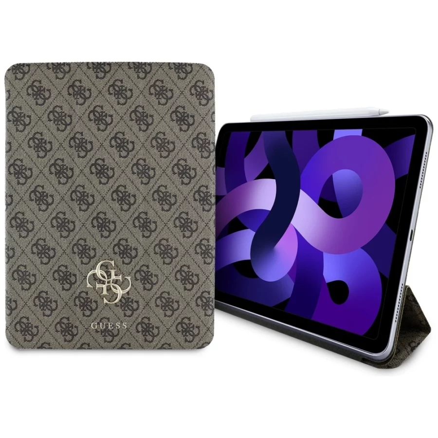 Etui Guess Magnetic 4G Big Logo na iPad Air 11" 2024  - brązowe