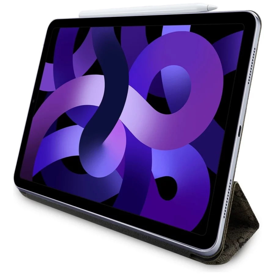 Etui Guess Magnetic 4G Big Logo na iPad Air 11" 2024  - brązowe