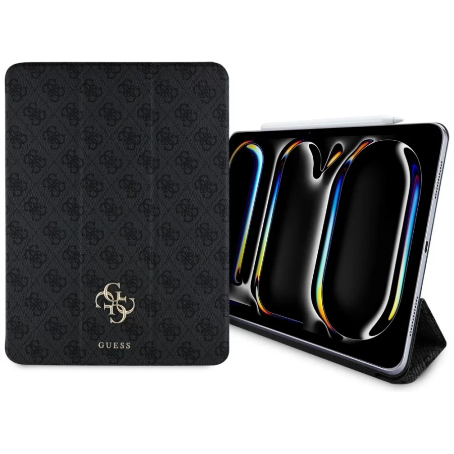 Etui Guess Magnetic 4G Big Logo na iPad Pro 13" 2024 - czarne