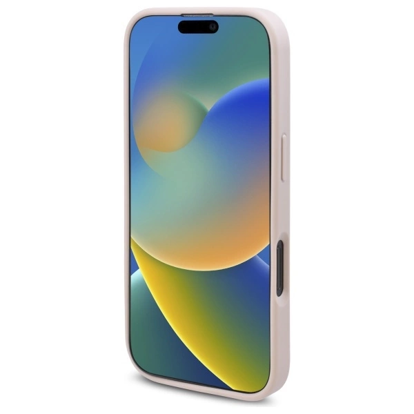 Etui Guess 4G Flowers Print MagSafe na iPhone 16 Pro Max 6.9" - różowe