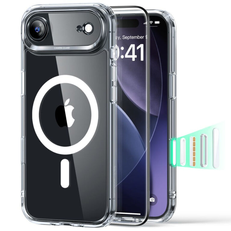 ESR CLASSIC HYBRID MAGSAFE & TEMPERED GLASS IPHONE 17 AIR CLEAR