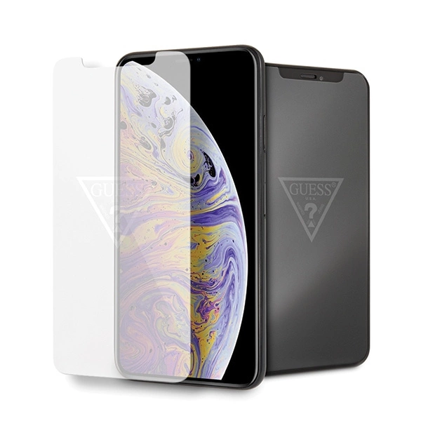 Szkło hartowane Guess Invisible Logo na iPhone Xs Max