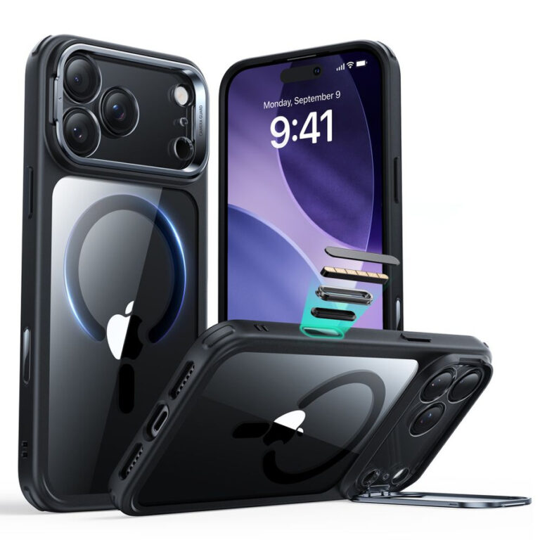 ESR CLASSIC HYBRID KICKSTAND MAGSAFE IPHONE 17 PRO MAX CLEAR/BLACK