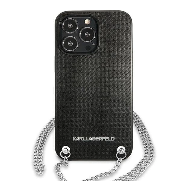 Etui Karl Lagerfeld Monogram Plaque na iPhone 13 Pro / 13 6,1" - czarnex