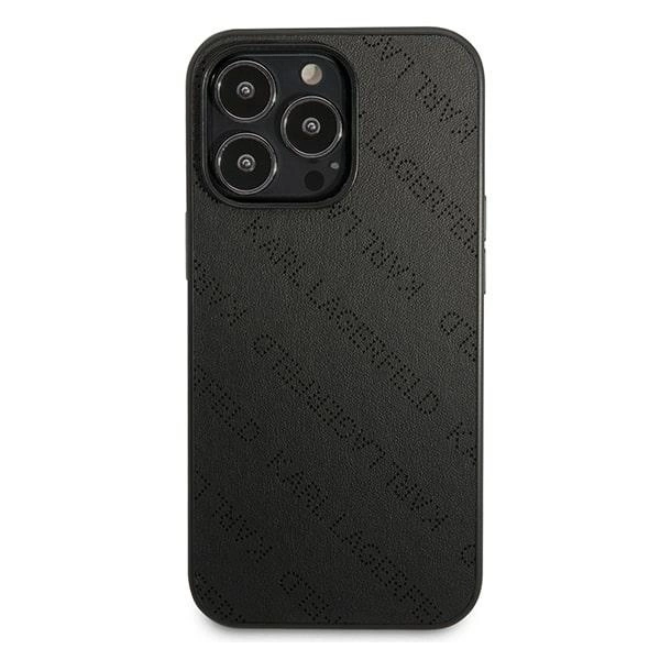 Etui Karl Lagerfeld Perforated Allover na iPhone 13 Pro / 13 6,1" - czarne