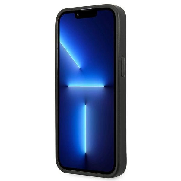 Etui Karl Lagerfeld Saffiano Plaque na iPhone 13 Pro / 13 6,1" - srebrne